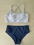 Deep Blue Stripes