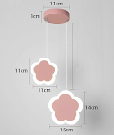 Luminária de teto infantil com coração, borboleta e flores. Abajur para quarto, design criativo e encantador, ideal para crianças. — foto 10