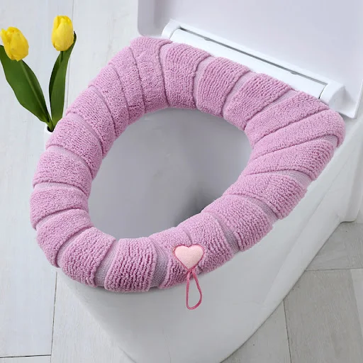 Title 8, Thickened Handle Toilet Seat Cover Cushion for ...