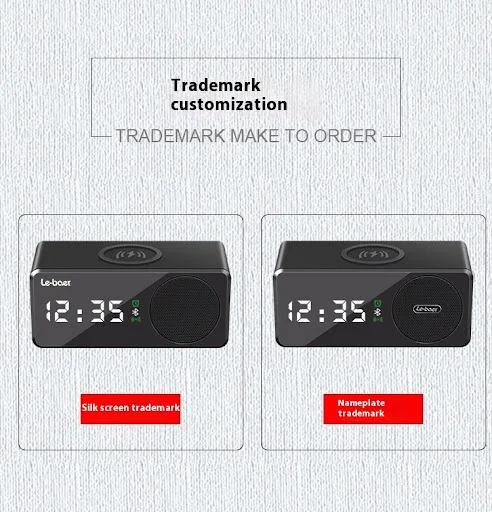 Title 5, Digital Clock Alarm Clock with Bluetooth Amplif...