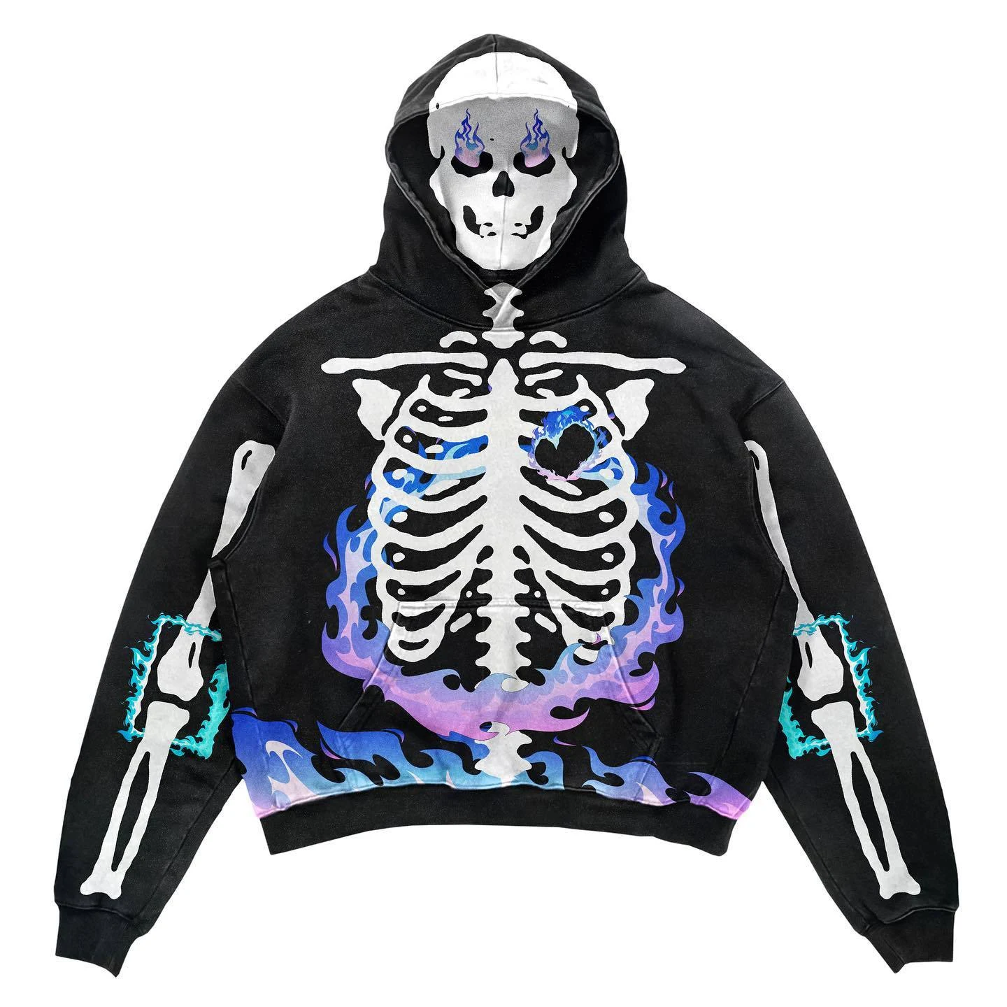 Title 1, Mens Collar Loose Letter Skull Top, providing ...