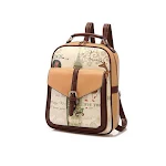 Bolsa de ombro retrô com grafite, estilo tendência de ombros, ideal para estudantes e mulheres, prática e charmosa. — foto 5