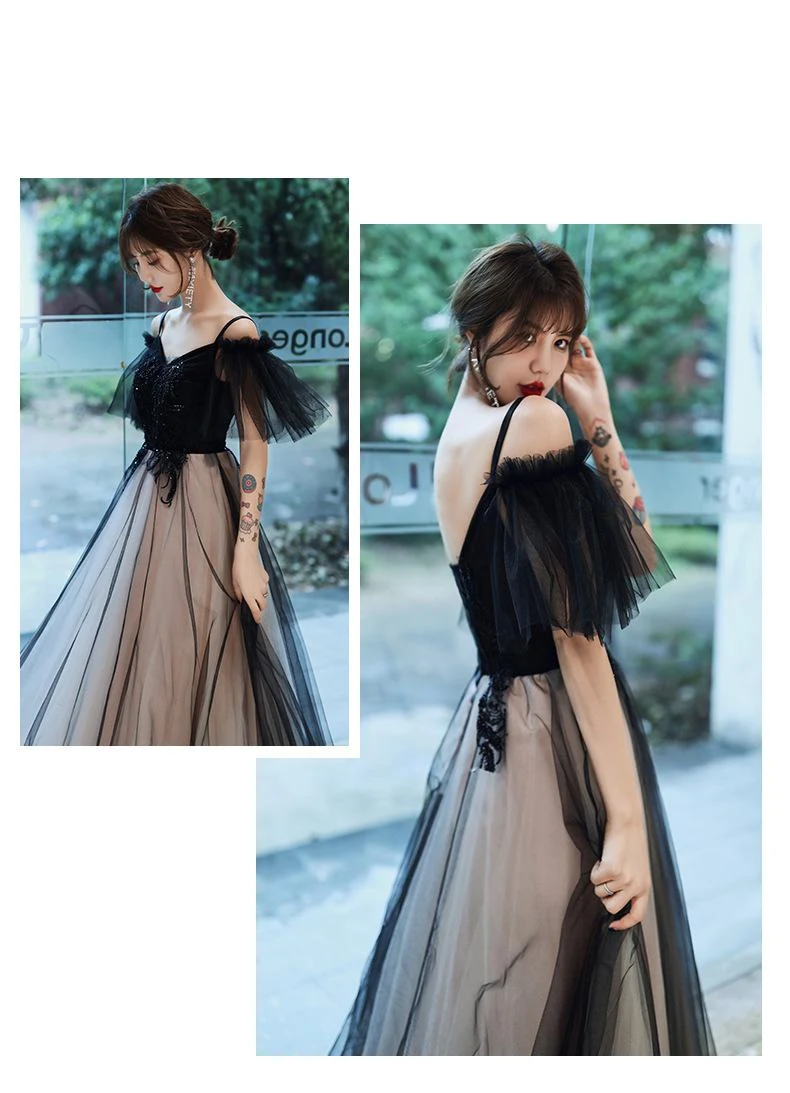 Title 4, Vestido de noite elegante e pequeno para banque...