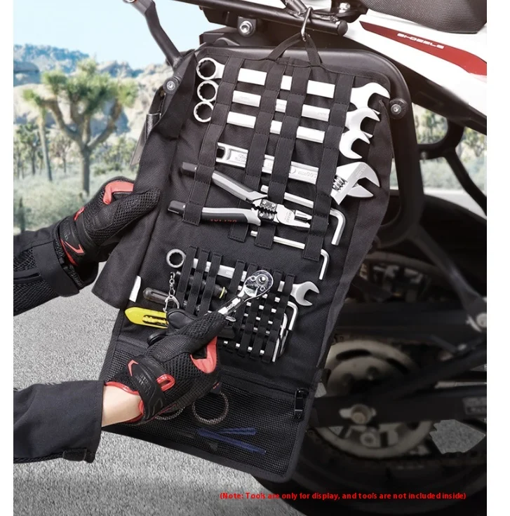Title 1, Multifunctional Motorcycle Tool Bumper Pack Out...