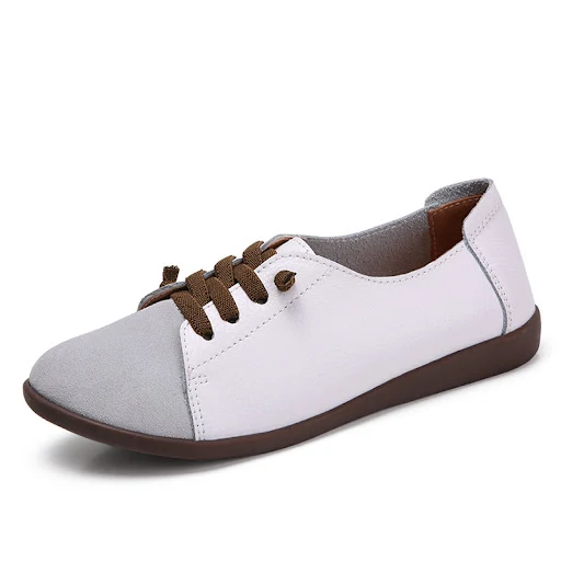Title 2, Leather soft sole flat shoes for ultimate comfo...