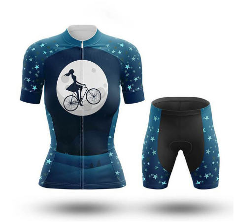 Title 10, Summer SKY Short-sleeved Bib Cycling Jersey per...