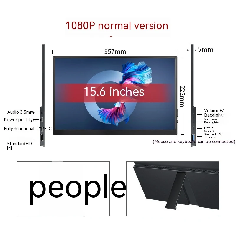 Title 11, Monitor portátil touchscreen para celular, comp...