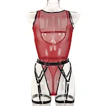 Wine RedBlack Shoulder Strap