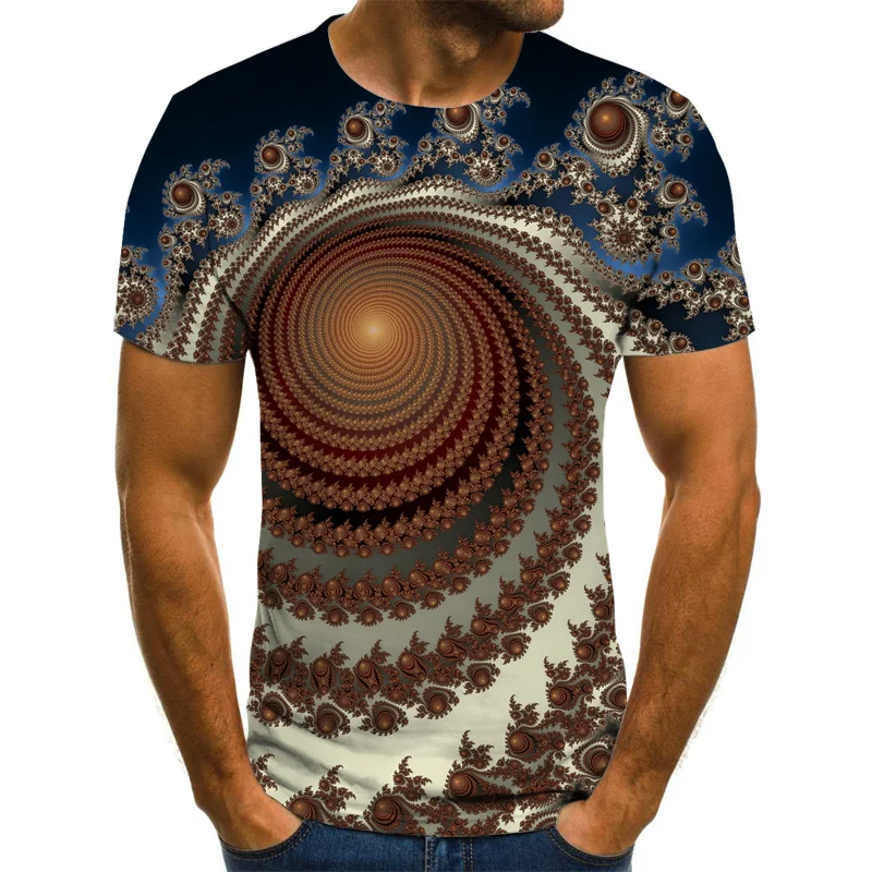 Title 8, Mens T-shirt summer casual top with D printing...