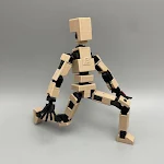 Multi Movable Joint Doll 3D Printing Mechanical Style Toy. Pose and play with endless possibilities, perfect for stop mo — photo 3