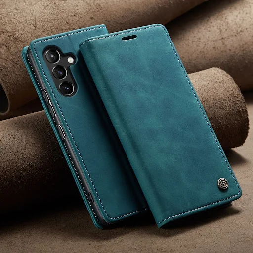 Title 26, Phone Case A25 Drop-resistant Bracket Leather C...