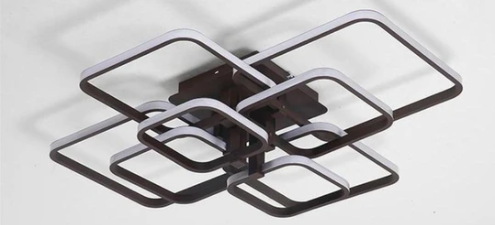 Title 7, Simple modern creative square living room lamp....