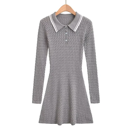 Title 8, Womens American-style Hot Girl Knitted Dress