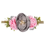 Acessórios de cabelo florais de simulação Sweet Child. Perfeitos para meninas, adicionam um toque doce e charmoso aos penteados em eventos e dia a dia. — foto 5