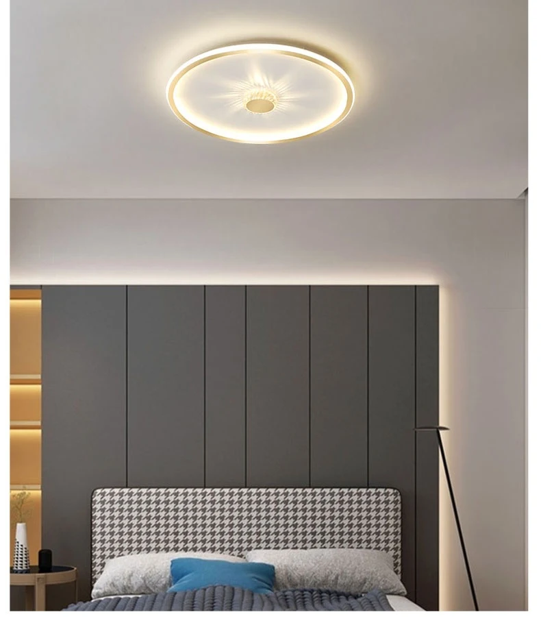 Title 16, Luminária de teto para quarto simples e moderna...