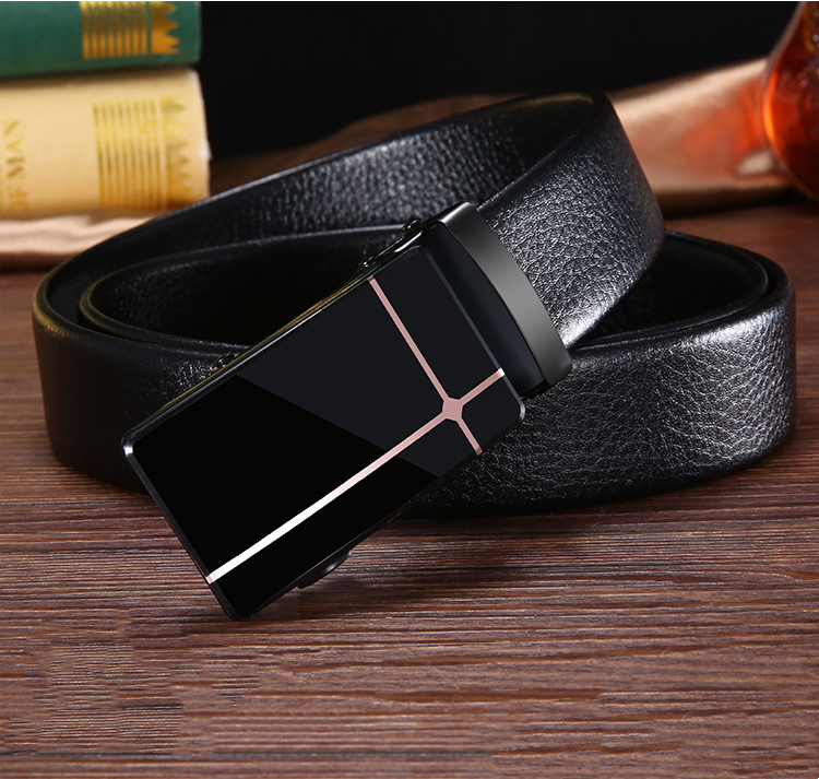 Title 6, Mens Business Acrylic Automatic Belt Effortles...