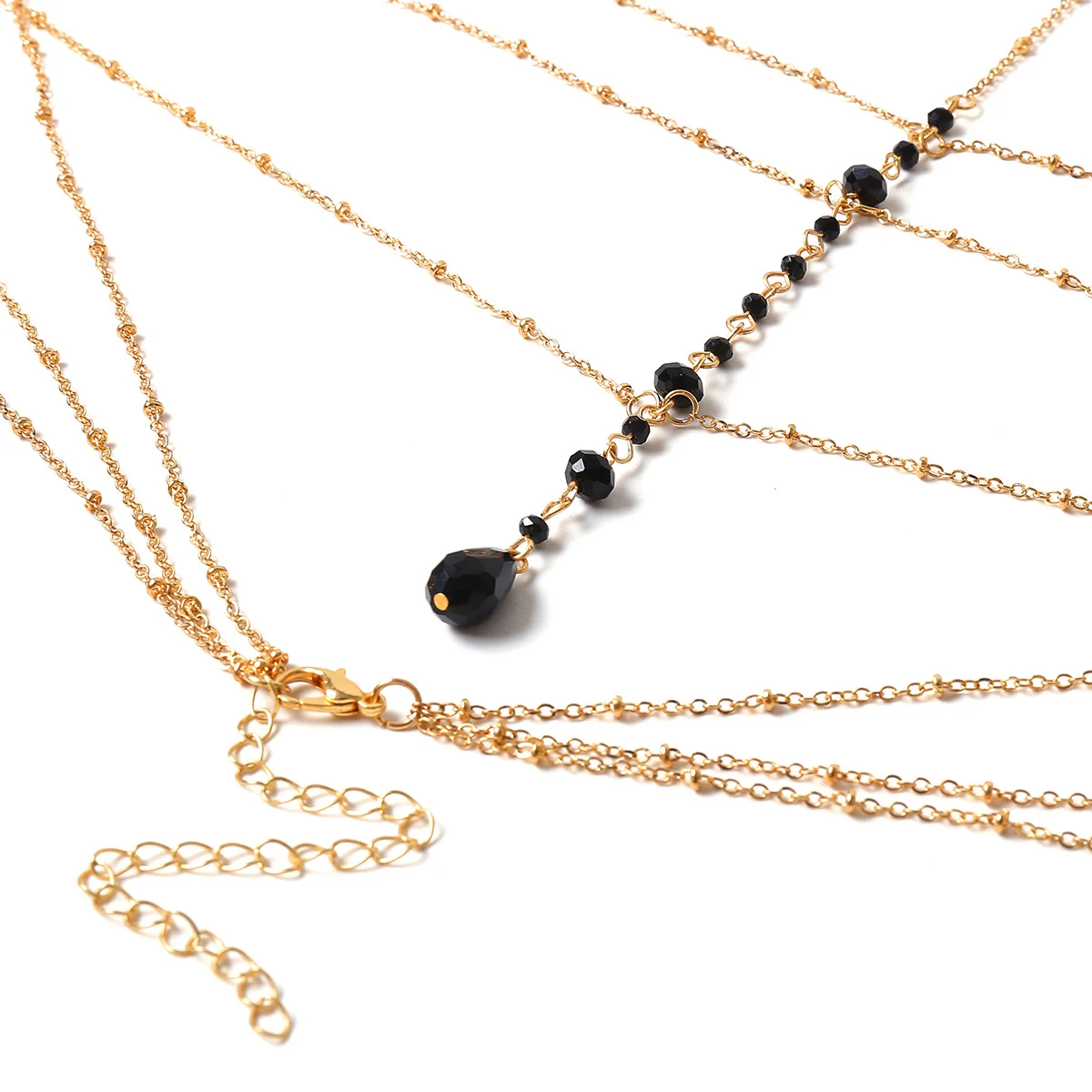 Dames lichaam ketting met kwastjes, multi-layer design, een stijlvol accessoire voor een sexy uitstraling, ideaal voor zomerse outfits. — foto 14