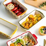 Creative Ceramic Tableware for Household Baking. Baking bowls and plates for delicious creations. Stylish and versatile — photo 10