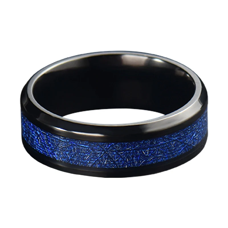 Title 5, Anillo de joyería de acero de tungsteno durader...