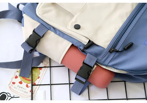 Title 5, Japanese Tooling Color-Blocking Backpack for st...