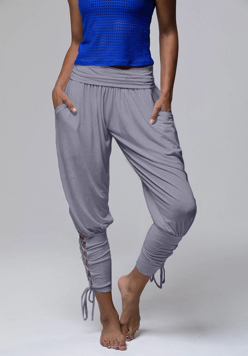 Title 4, High waist pocket binding casual womens leggin...