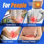 Red Light Heating Massage Waist Supporter. Electric heating, warm compress, and spontaneous heating belt for back pain r — photo 3