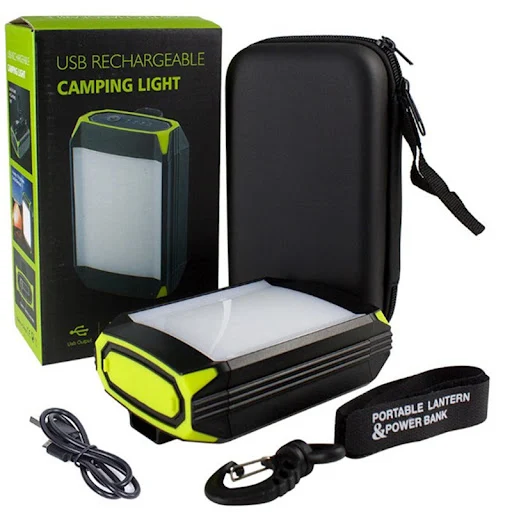 Title 2, Lanterna de camping LED recarregável com bateri...