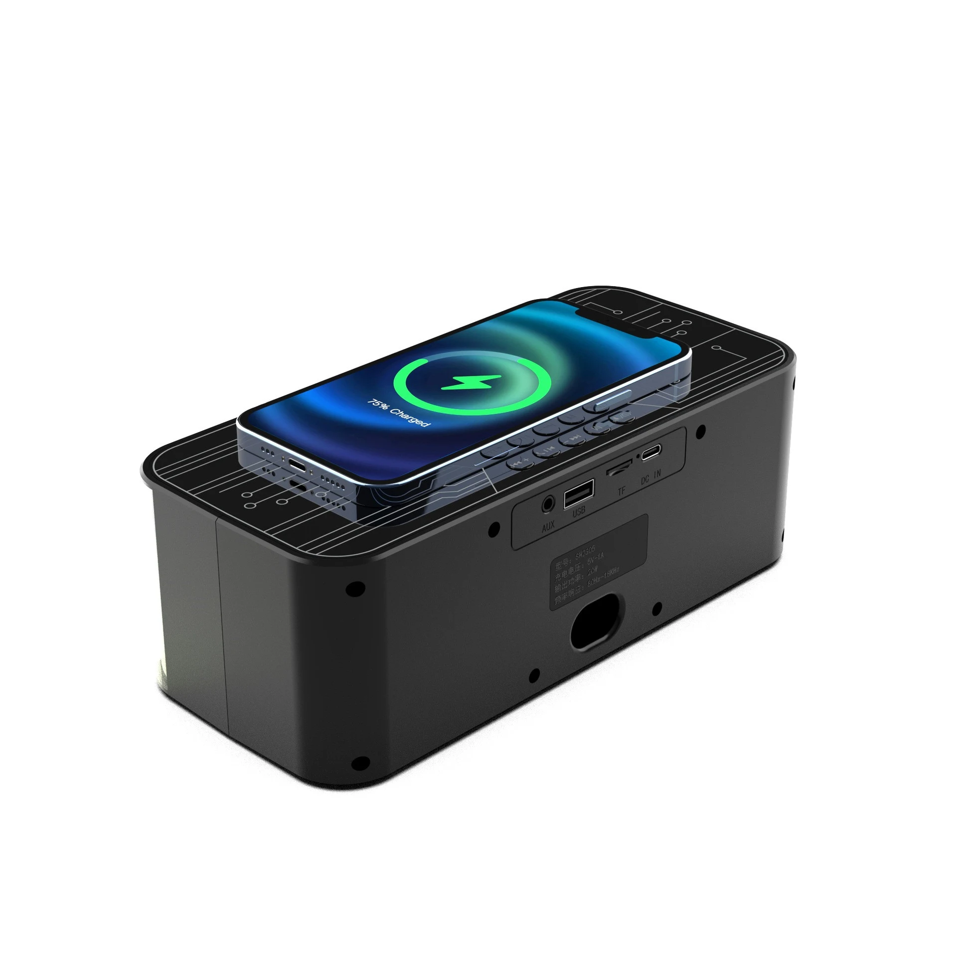 Title 3, Caixa de som Bluetooth com luzes coloridas Carr...