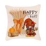 Capa de almofada de abóbora de Halloween de outono para sofá de carro, perfeita para decoração, trazendo conforto e clima festivo. — foto 1