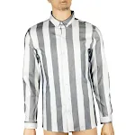 Camisa slim fit com listras verticais e lapela. Caimento elegante e moderno para um visual sofisticado. Ideal para diversas ocasiões. — foto 1