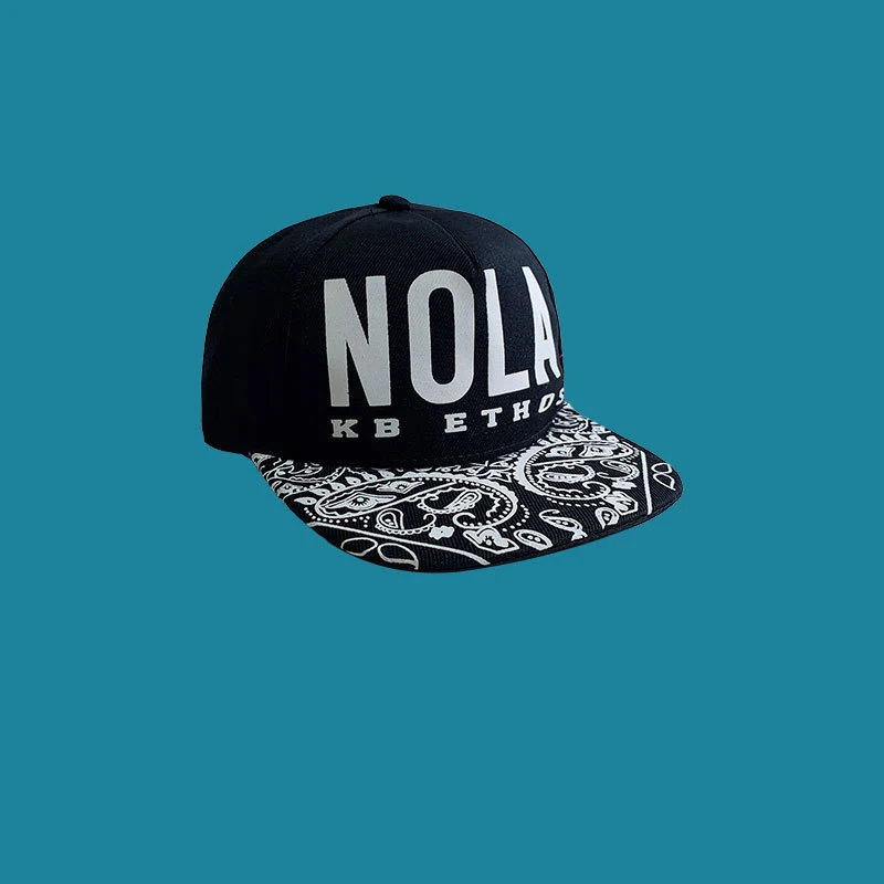 Title 4, Heren mode letter flat brim hoed, stijlvolle pe...