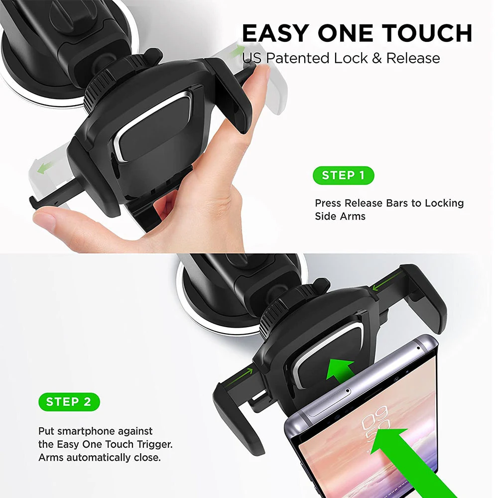 Retractable Suction Cup Car Phone Holder. Securely holds your phone, easy to install and adjust for perfect viewing. Enj — photo 6