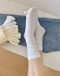 Women's Fashion Pure Cotton Mid-calf Socks, soft, breathable, and comfortable. Everyday wear perfect. Experience the nat — photo 22