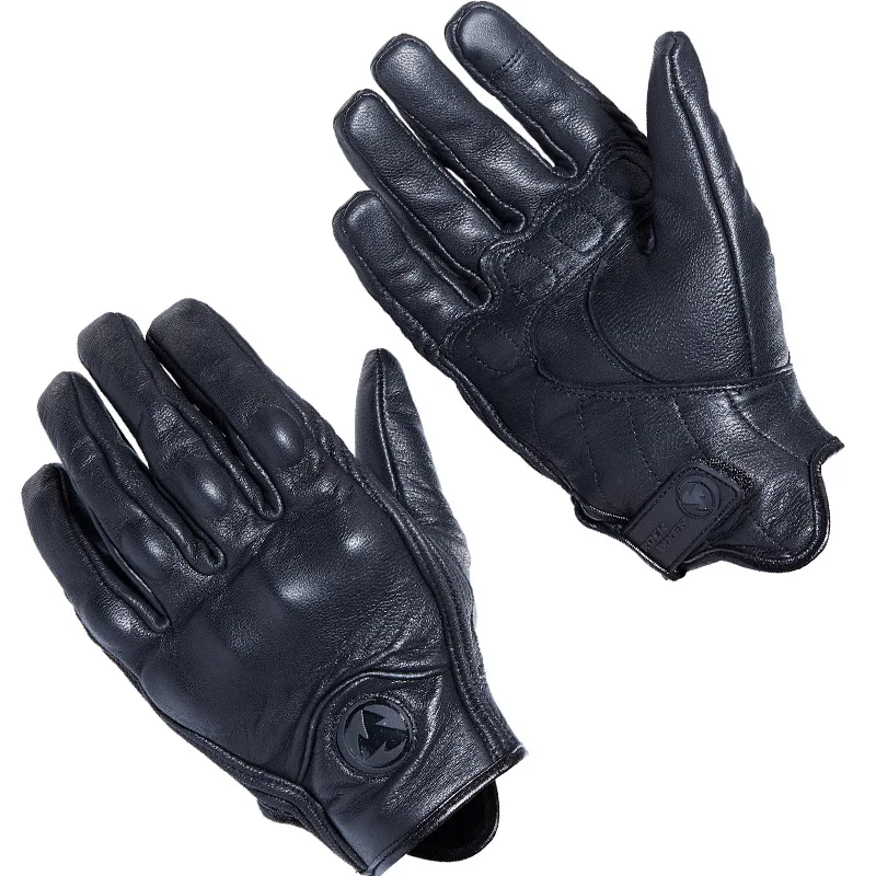 Title 6, Mens Motorcycle Riding Gloves Retro Touch Scre...