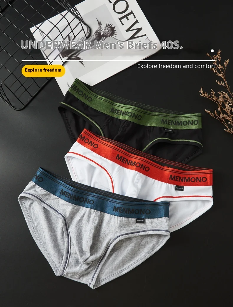 Title 5, Mens Underwear Low Waist Cotton Tight Sexy Com...