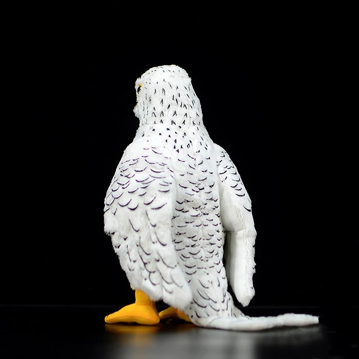 Title 6, Spear Falcon Plush Toy White Falcon Doll Cute S...