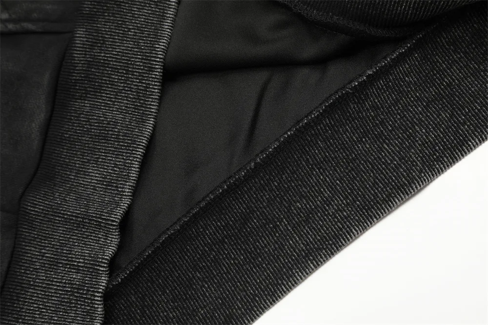 Moletom com capuz masculino com efeito desgastado e desbotado, perfeito para um visual casual e confortável, ideal para o dia a dia, estilo moderno. — foto 14