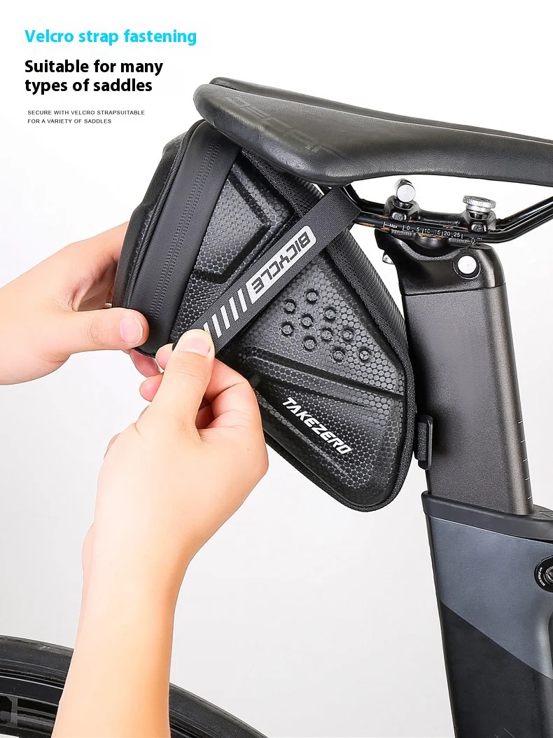 Title 6, Bicycle Saddle Box Saddle Bag Mountain Bike Fix...