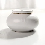 Round Retro Face Powder Sealed Ceramic Tea Pot, a charming and functional piece for tea lovers. Preserve aroma with a vi — photo 8