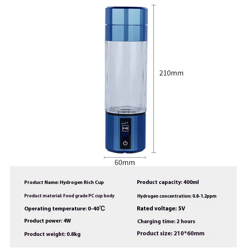 Portable Household High Concentration Hydrogen Rich Water Cup. Enjoy healthy, antioxidant-rich water anytime, anywhere. — photo 3