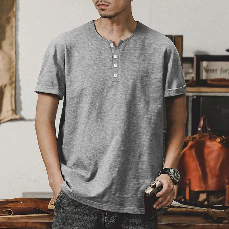 Title 29, Camicia da uomo americana taglie forti tinta un...