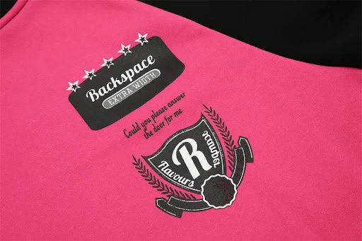 Title 10, Long Sleeve Stitching Contrast Color Round-neck...