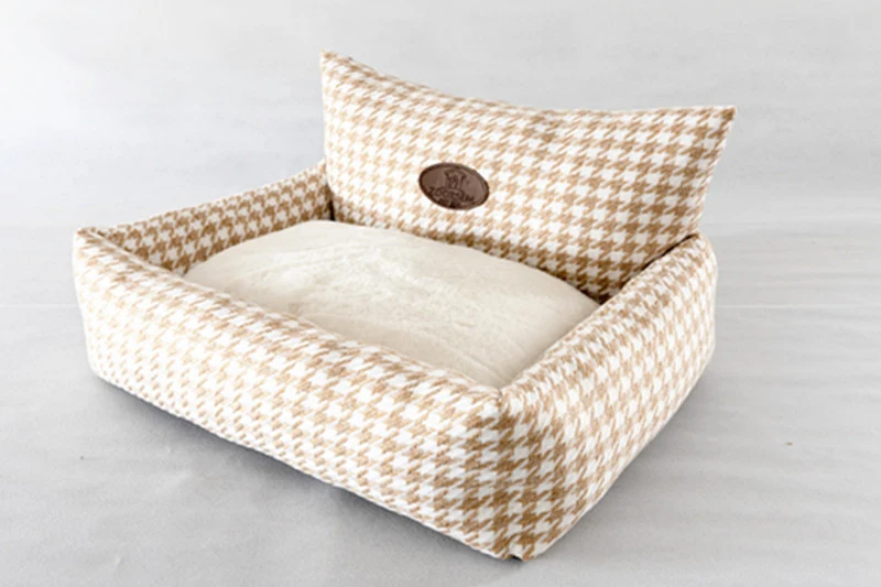Title 8, Fabric Houndstooth Sofa with Removable and Wash...