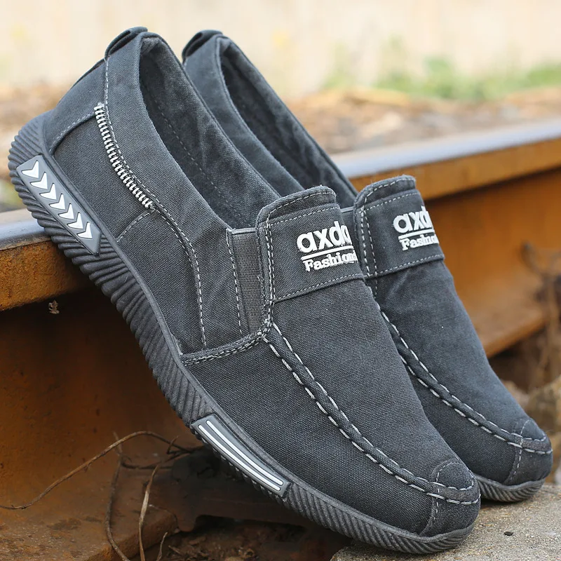Title 5, Mens Canvas Shoes Low-top Casual Cloth Shoes. ...
