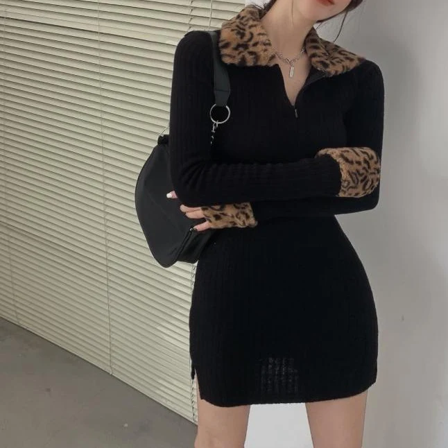 Title 9, New Leopard Print Long Sleeve Padded Dress Wome...