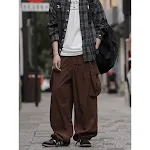 Men's Loose Cargo Pants Corduroy Casual Pants Comfortable and Stylish Corduroy Pants with Pockets Perfect for Everyday W — photo 3