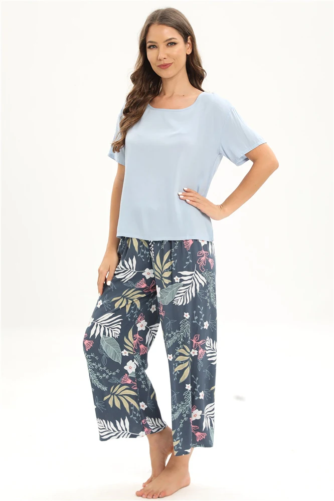 Pijama de mujer para estar en casa, traje de algodón, suave y cómodo para dormir y relajarse, perfecto para noches tranquilas. — foto 15