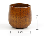 Retro Wooden Wine Glass Pot-bellied Cup Sanguo Cup Tableware Enjoy your favorite wines and drinks with this uniquely des — photo 6