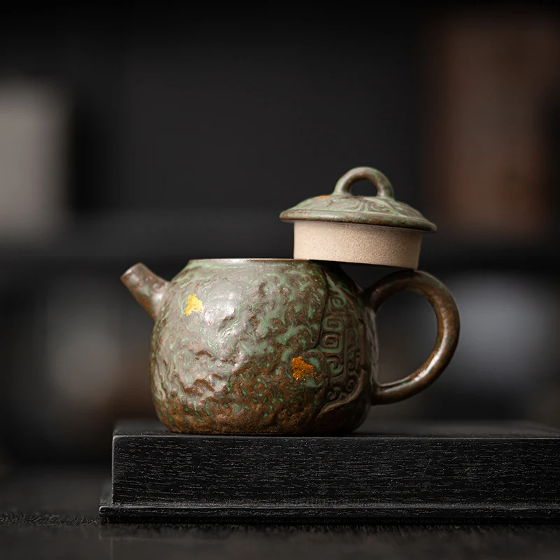 Handmade Old Rock Clay Kung Fu Teapot, Brew Tea with Tradition and Elegance, Perfect for Tea Ceremonies and Authentic Ex — photo 4