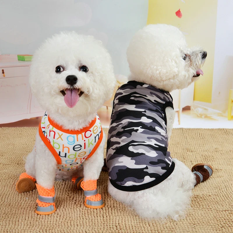 Floral Small Dog Teddy Milk Vest Soft and Comfortable Apparel for Small Puppies Stylish Protection Perfect for Cool Weat — photo 5